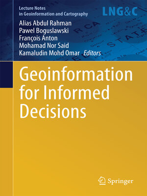 cover image of Geoinformation for Informed Decisions